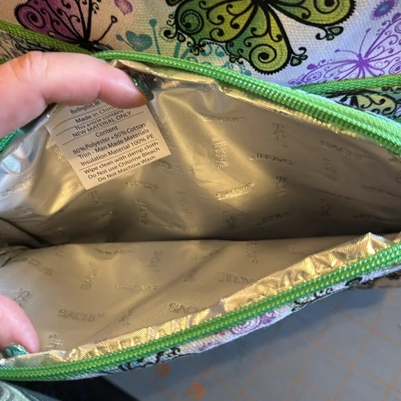 Sachi Insulated Green Butterfly Bag - Picture 4 of 6